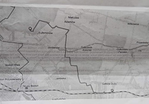 Zdjęcie przedstawia mapę trasy rajdu.