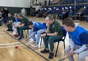 rozgrywki boccia -hala sportowa